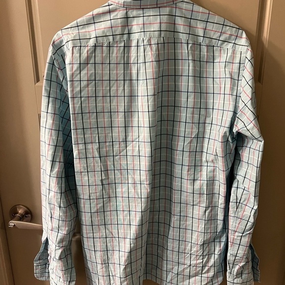 J.Crew Blue Checkered Shirt - Picture 2 of 3